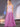Square Lace Embroidery Boned A-Line Prom Dress - Lilac