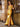 Glamorous Spaghetti Straps Sculpted Beads Prom Dress - Mustard Yellow