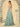 Classy Plain V-Neck A-Line Chiffon Bridesmaid Dress With Ruffle Hem - Sage Green
