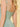 Classy Plain V-Neck A-Line Chiffon Bridesmaid Dress With Ruffle Hem - Sage Green