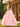 Luxury Sparkly Beads Strapless Lace Ball Gown Prom Dress - Light Pink