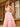 Luxury Sparkly Beads Strapless Lace Ball Gown Prom Dress - Light Pink