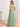 One Shoulder A-Line Floral Chiffon Long Bridesmaid Dress - Sage Floral
