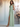 Ruffle Deep V-Neck A-Line Ankel Chiffon Bridesmaid Dress - Sage Green