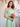 Sparkly Off Shoulder A-Line Ankel Bridesmaid Dress - Sage Green