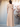 Half Sleeves Square A-Line long Bridesmaid Dress - Sage Green