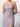 Square Chiffon Waist Pleats Sheath Bridesmaid Dress With Slit - Sage Green