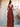Tank Top Tiered Chiffon Bridesmaid Dress With Pleats - Burnt Orange