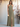 Halter Pleated A-Line Bridesmaid Dress With Pocket - Sage Green