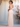 Backless Floor Length Sheath Slit Bridesmaid Dress - Sage Green
