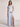 Short Sleeve Slit Bridesmaid Dress With Pocket - Light Blue