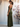 Halter Sheath Velvet Backless Bridesmaid Dress With Slit - Sage Green