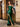 One Shoulder Bodice Elegant Sheath Prom Dress With Split - Emerald Green