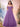 Off Shoulder Bodice Embroidery Lace Ball Gown Evening Dress - Lilac