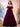 Off Shoulder Bodice Embroidery Lace Ball Gown Evening Dress - Grape