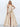 Off Shoulder 3D Rose Pick Up Satin Ball Gown Evening Dress - Champagne