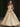 Spaghetti Straps Bodice Ball Gown Evening Dress - Champagne