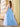 Lace Bow 3D Embroidery Floral Prom Gown - Sky Blue