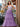 3D Floral Embroidery Illusion Bandage Ruffle Prom Dress - Dusty Purple