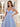 Lace Embroidery A-Line Prom Dress With Bow - Baby Blue