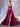 Sheer Bodice Boned Hot Fix A-Line Prom Dress - Fuchsia