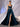 Sheer Bodice Boned Hot Fix A-Line Prom Dress - Peacock Blue
