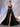 Sheer Bodice Boned Hot Fix A-Line Prom Dress - Black
