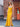Bodice Strapless Satin Mermaid Prom Dress Long with Slit - Mustard Yellow