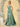 Waist Bow Spaghetti Strap A-Line Bridesmaid Dress - Sage Green