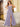 Leaf Lace Illusion Bodice Long Ball Gown Prom Dress With Slit - Lavender