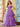 Lace Embroidery Illusion Ball Gown Prom Dress - Lilac