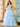 Lace Embroidery Illusion Ball Gown Prom Dress - Baby Blue