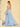 Off Shoulder Deep V-Neck A-Line Evening Dress With Ruffle - Baby Blue