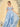 Off Shoulder Deep V-Neck A-Line Evening Dress With Ruffle - Baby Blue