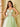 Sheer Bodice Lace Embroidery Prom Dress Long - Mint Green