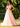 Beaded Lace Embroidery Boned Ball Gown Prom Dress - Pink