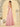 Chiffon Off Shoulder Belt Sheath Bridesmaid Dress - Pink