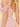 Chiffon Off Shoulder Belt Sheath Bridesmaid Dress - Pink