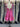 Ruffle A-Line Mini Prom Dress With Bow - Hot Pink