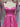 Ruffle A-Line Mini Prom Dress With Bow - Hot Pink