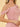 Asymmetrical Neck One Shoulder Chiffon Bridesmaid Dress With Split - Blush Pink