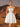 Leaf Embroidery Boned Ball Gown Mini Prom Bridal Gown Dress - White