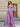 Deep V-Neck Boned Top Satin A-Line Long Prom Dress With Pocket - Lavender