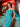 Long Sleeve Dubai Luxury Beaded Mermaid Evening Dress - Blue