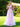 Square Lace Embroidery Ball Gown Prom Dress - Pink