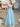 Square Lace Embroidery Ball Gown Prom Dress - Baby Blue