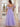 Sparkly Lace Removable Sleeves Ball Gown Prom Dress - Lilac