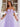 Sparkly Lace Removable Sleeves Ball Gown Prom Dress - Lilac