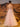 Illusion Bodice Leaf Lace Ball Gown Prom Dress - Pink