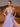 Hand Made Floral Beaded Prom Dress With Split - Lilac